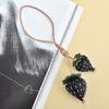 Leather Three-Color Three-Dimensional Strawberry Bag Pendant Woven Hand-Sewn Vegetable Tanned Leather Keychain Pendant