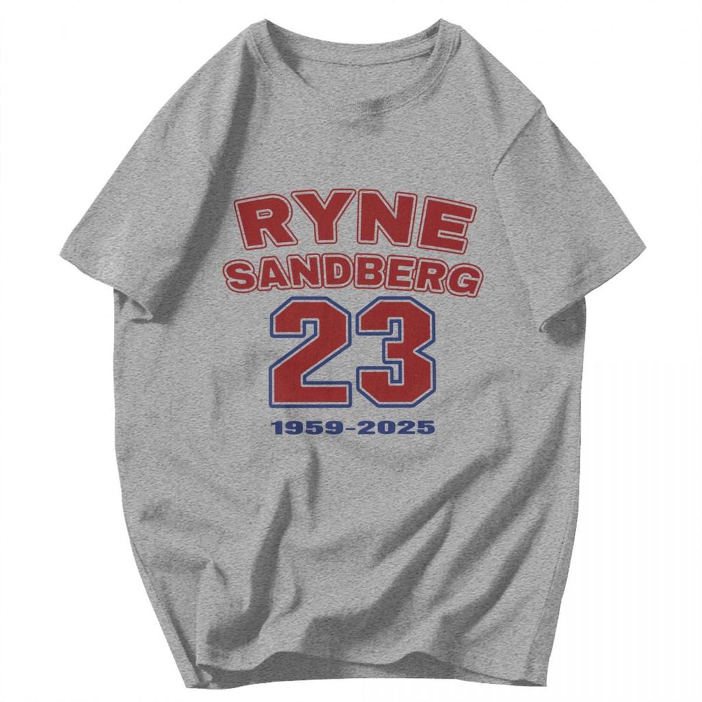 Men T Shirt Ryne Sandberg 2025 Gifts Y2K Graphic Customized Unisex Clothes T Shirts