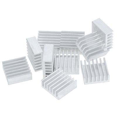 10Pcs 14*14*6Mm Aluminum Heatsink Electronic Chip Radiator Cooler