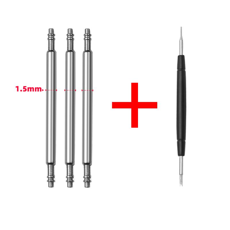 

1.5mm 1.8mm High Quality Precision Steel Bold Spring Bar Movable Ear Connecting Rod Casio Seiko Tissot Strap Buckle Watch Shaft 30mm