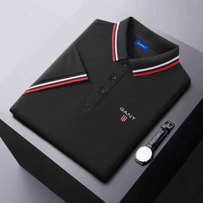 

Gant Літо 2025 Нова вишита футболка поло з волокна Ice Ion з коміром поло для вологовідведення та потовідведення M