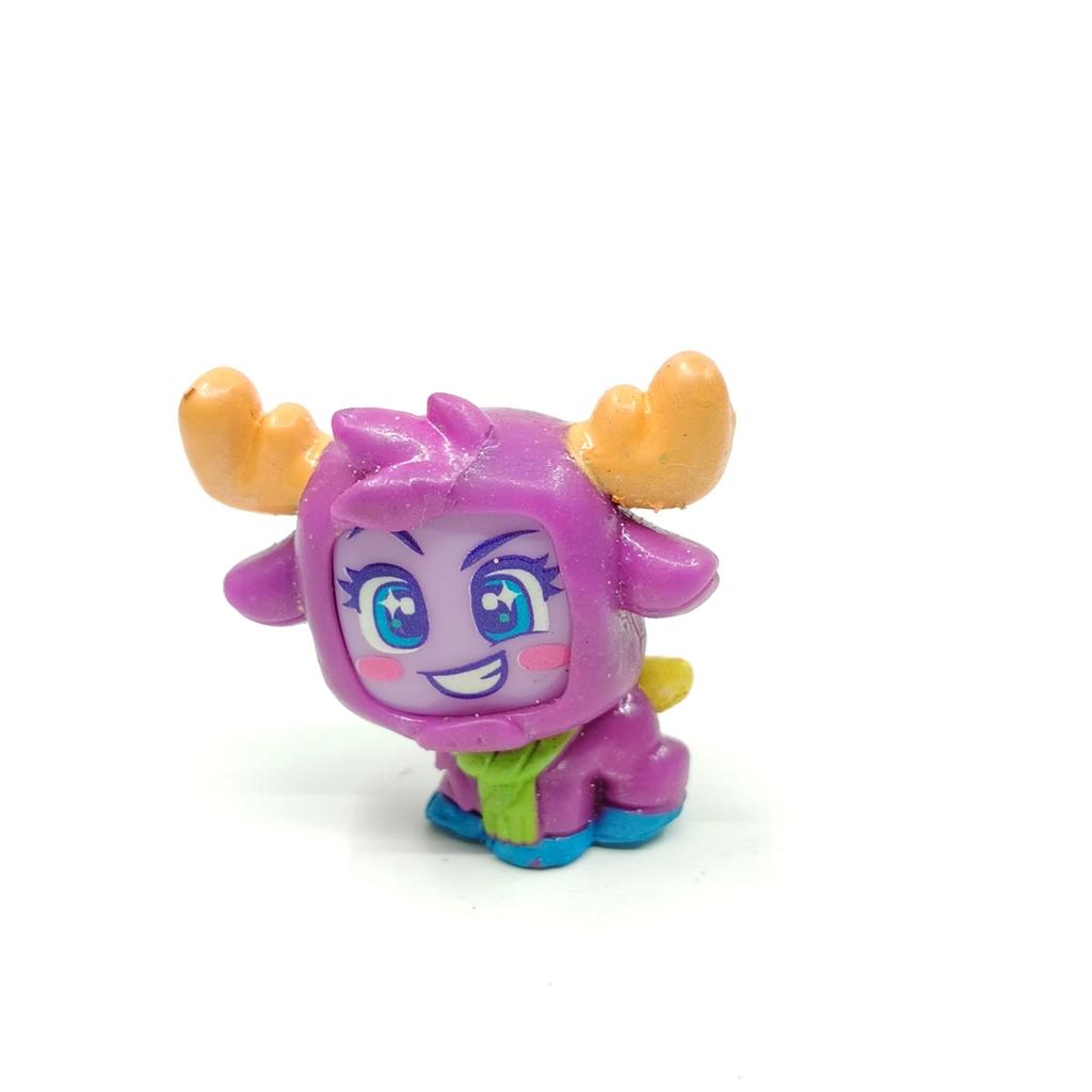 1pcs Original Moji Pops Collection Toys Adventure Series 1-3 Swap Faced Solf Mini Figures Kawai Toy For Girls Christmas Gift