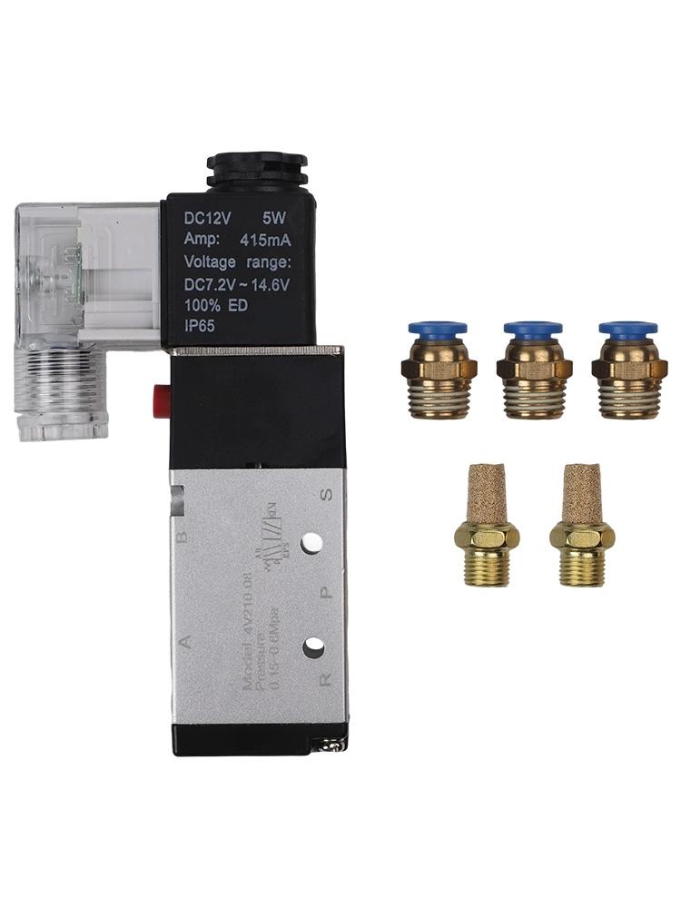 DC 12V Valve Pneumatic Valve Solenoid Valve Effective Cross-Sectional Area 16mm²