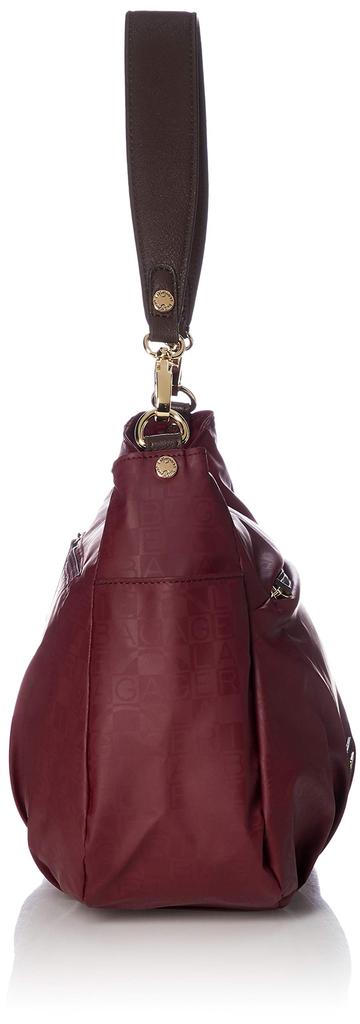 Labagagerie MONOGRAMME 2-Wege-Umhängetasche, Damen, B71-09-04, Weinrot