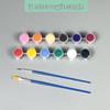 Kinder DIY Acrylfarben-Set - 12 wasserfeste, lichtbeständige Farben für Schuhe & Handmalerei