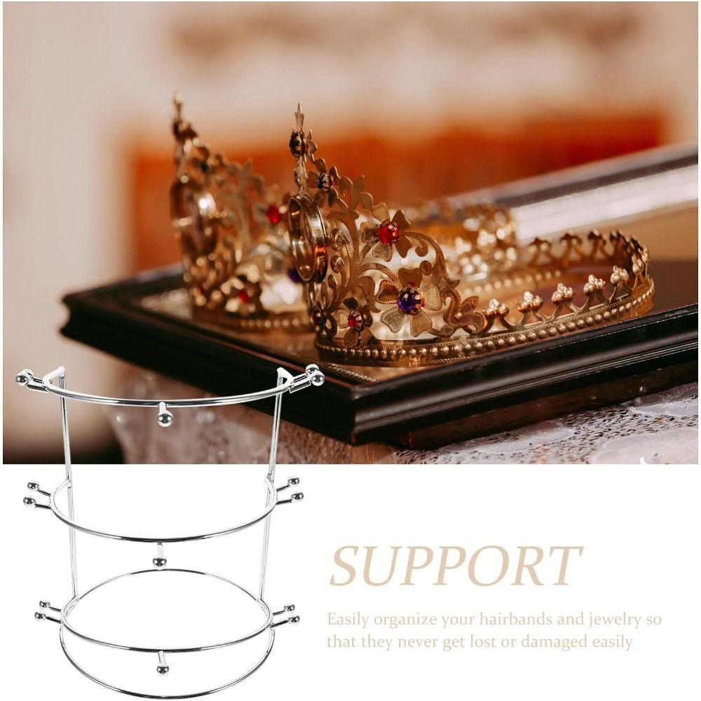 

Rack Headbands Organizer Crowns Holder Jewelry Tower for Headbands Bow Tie Exhibition