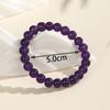 Li Fire Natural Amethyst Quartzite Bracelet Surrounded by Purple Gas, Free Girlfriend Bracelet Beaded Prayer Jade