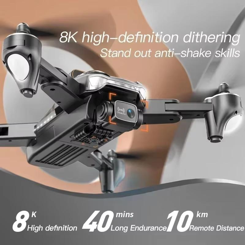 NEW P11 Max RC Drones 8K Professional HD Dual Camera Wifi Four-way Intelligent Obstacle Avoidance Foldable Quadcopter Toys Gifts