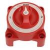 Battery Disconnect Switch, Heavy Duty Knob 350A 32V High Current Red Battery Selector Switch for Automotive Marine RV (11001)