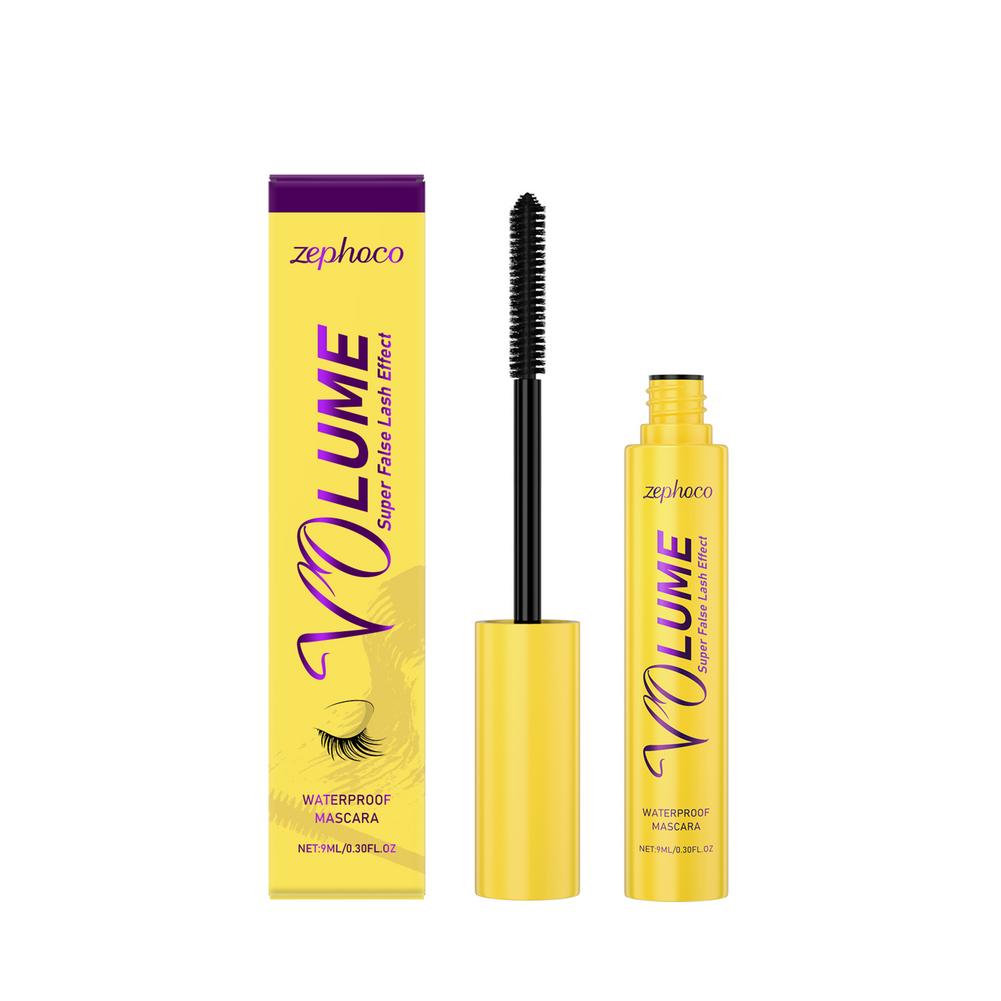 

Black Volume Mascara Thick And Long-lasting Non-removal Makeup Play Waterproof Beauty Mascara N P4D1 10ml_Black