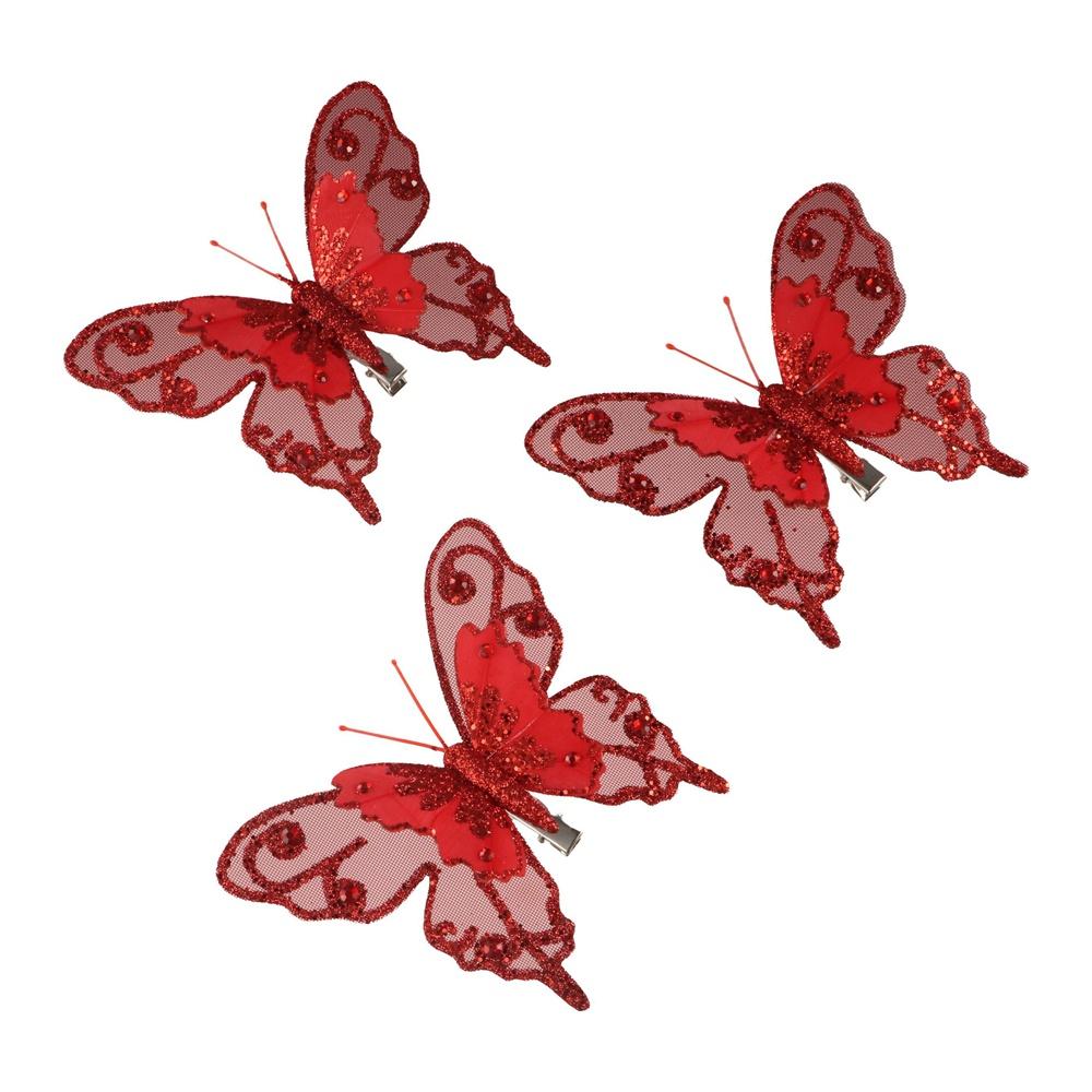 3pcs Simulation Artificial Butterfly Decoration  Hotel Office Decor