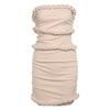 Summer Ruffled Waist Sleeveless Bodycon Dress for Women
