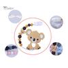 Puntos Cartoon Baby Food Grade Silikon Koala Beißring Schnuller Clip Kette Zahnen Spielzeug