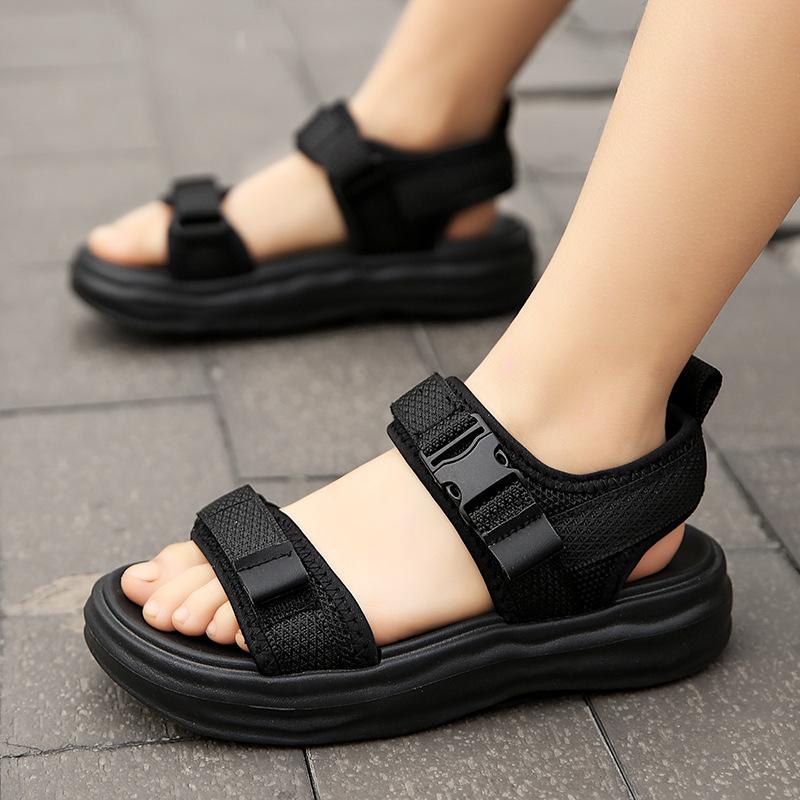 New Summer Classmates Boys Girls Middle Aged Older Children Handsome Sandals Sports Soft-soled Beach Shoes