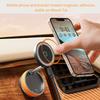 Vacuum Magnetic Car Phone Holder with Wireless Car Charger 360 Rotation Foldable Design Strong Magnetic Absorption Phone Holder