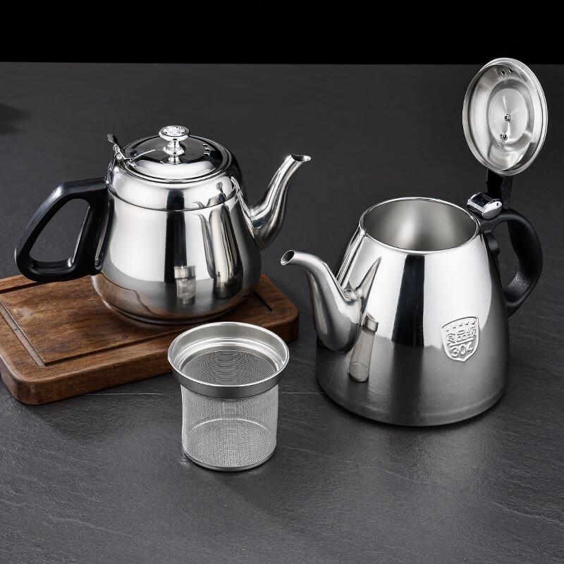 HUIHUADU 201 Stainless Steel Teapot with Strainer