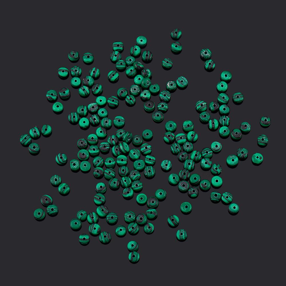 

160pcs 4mm Natural Stone Abacus Beads Beads Imitation Jade Round Spacer Bead DIY Craft Necklace Bracelet Jewelry Making Material 1 bag