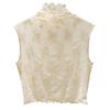 Perfect Match New Lace Svel Mo Collar Top Women'S Inner Wear F High Collar Ort Length Base Irt Korean Sle Commute Wind