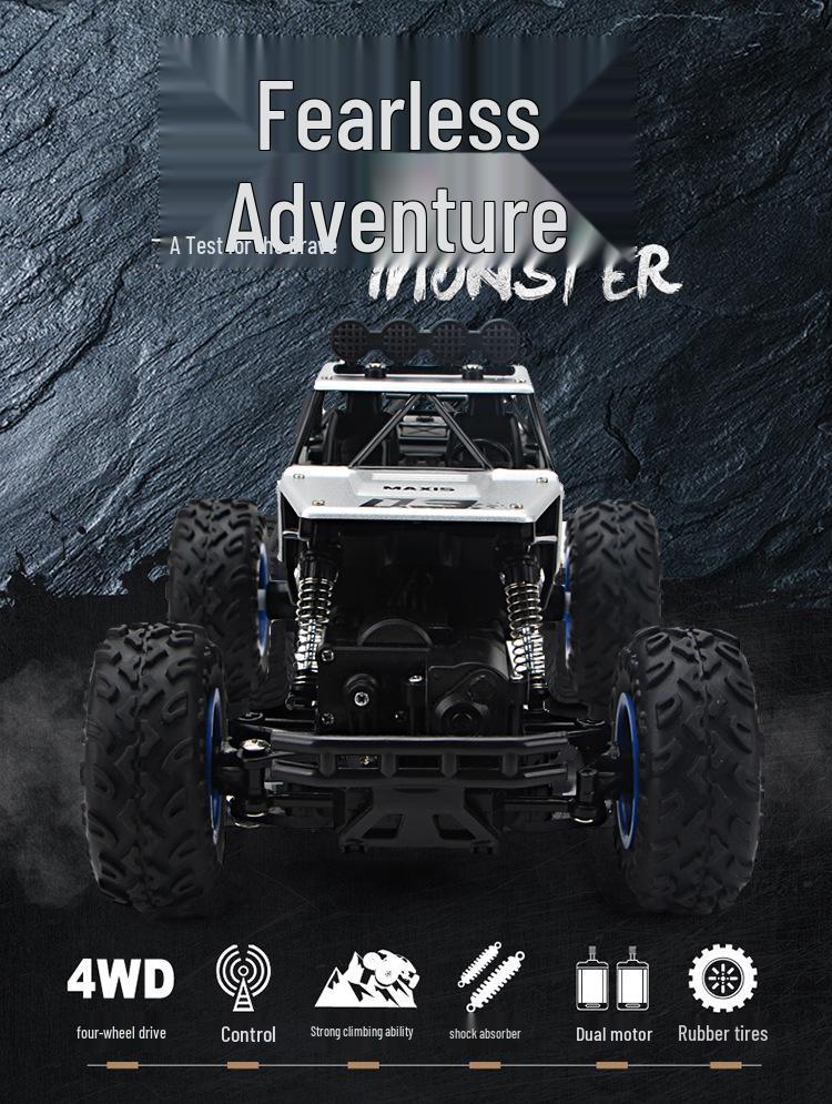 Velký dálkově ovládaný terénní monster truck hračka pro děti