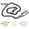 Watch Unisex Vintage Alloy Pocket Link Antique Jewelry Chain Necklace Gift Decor Holder