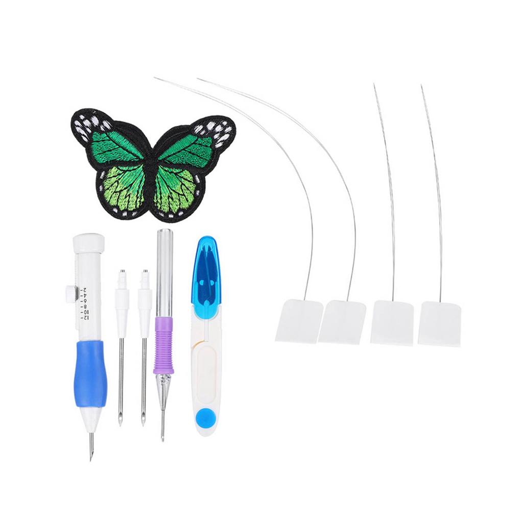 Vyšívání Punch Needle Vyšívání Startovací sada Vyšívací pero Šicí Řemeslná Sada Nástrojů