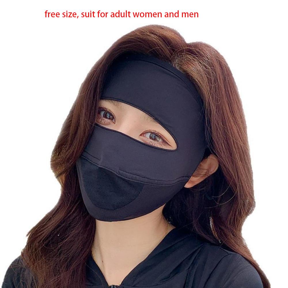 Breathable Sunscreen Mask Traceless Face Veil New Facial Gini  Outdoor Sports