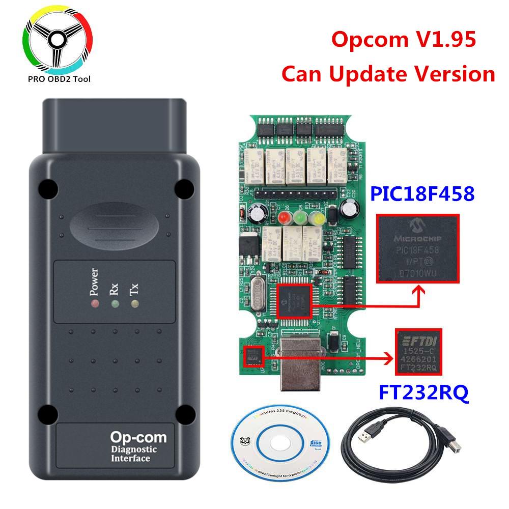 

2021 OPCOM 200603a V1.95 прошивка дляOp OPCOM 2021 з чіпом PIC18f45 Діагностичний інструмент OBDII OPCOM v1.95 v1.99 v1.70 Opcom V1.95 update