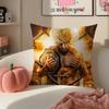 UFC Fighter Star KKhamzat Chimaev Cushion Cover Pillowcase Short Plush Invisible Zipper Room Sofa Cushion Cover