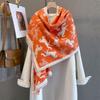 Women Thick Warm Shawl Small Horse Print Scarves Winter Cashmere Scarf Luxury Quality Wrap New Tessel Echarpe Blanket Pashmina