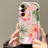 Husă de telefon pentru Samsung Galaxy S26 S25 S24 S22 S23 Ultra Plus FE A56 A55 A37 A36 A27 A26 A16 Floare de cocotier Testoasă Capac