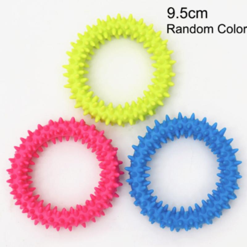 Zabawka do żucia dla zwierząt domowych Miękka guma Odporna na gryzienie Kształt kości Zabawki do żucia do szlifowania zębów dla małych psów Trening Artykuły dla zwierząt