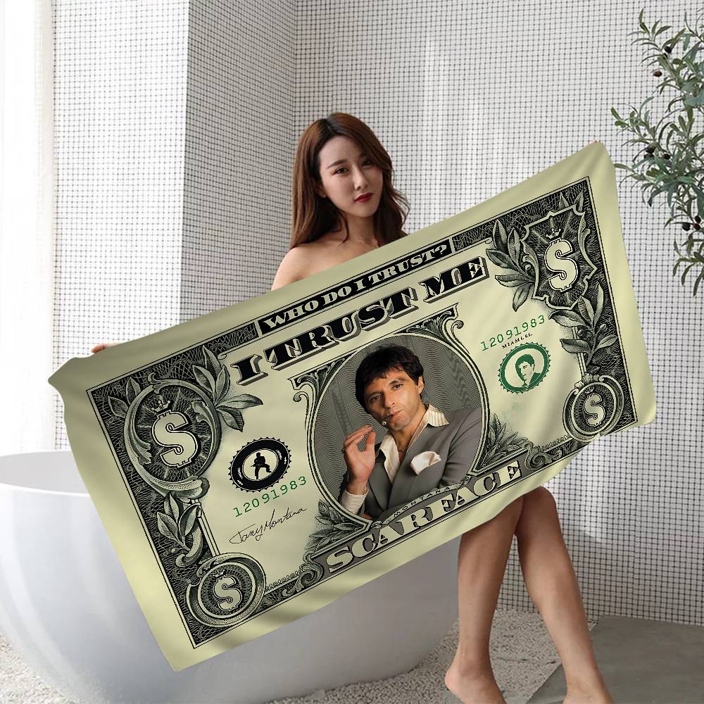 

Classic Movie S-Scarface Beach Towel Colorful Bath Towels For Girl Microfiber Quick Dry Sand Free Beach Yoga Spa Gym W40*H60(CM)