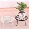 Indoor Iron Single Pot Bonsai Stand, European Style Flower Stool, Load-Bearing Up To 100 Catties for Balcony or Floor Display.