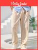 Lightweight Mens Blend Linen Summer Pants Casual Relaxed Fit Breathable Beachwear Comfortable Vacation Style Trousers