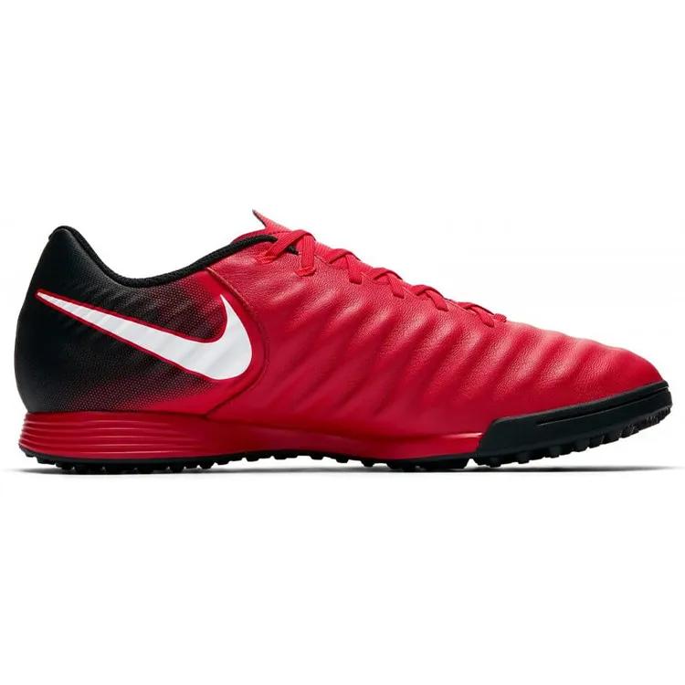 Nike TF Turf Slip Resistant Abrasion Resistant Slip Resistant Abrasion Resistant Soccer Shoes Men's Red Black (Unisex) Soccer Shoes