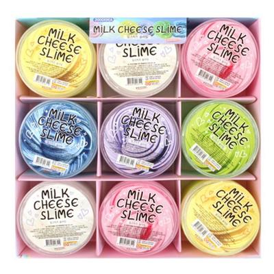 2000 Milk Cheese Slime 9p, 1 stycke, koreanska leksakstillbehör