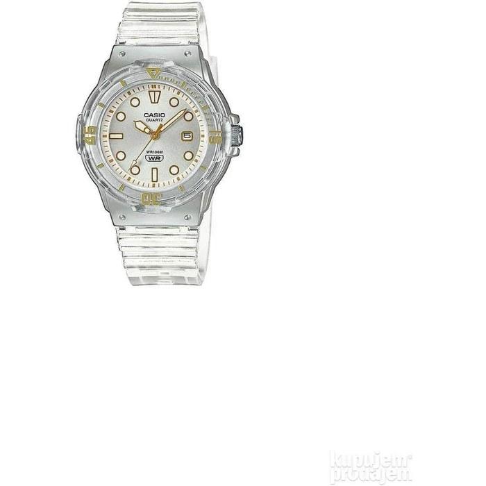 Casio Women's Watch Bracelet LRW-200HS-7EVEF Clear Bracelet, Clear.