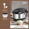 Pentola elettrica da cucina automatica di grande capacità da 5L, cuociriso multifunzionale per uso domestico, cuociriso intelligente