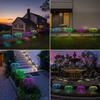LED Solar Jellyfish Garden Lights Outdoor Waterproof Christmas Ornaments Yard Balcony Lawn Decoration Solar Powered Flowers Lamp