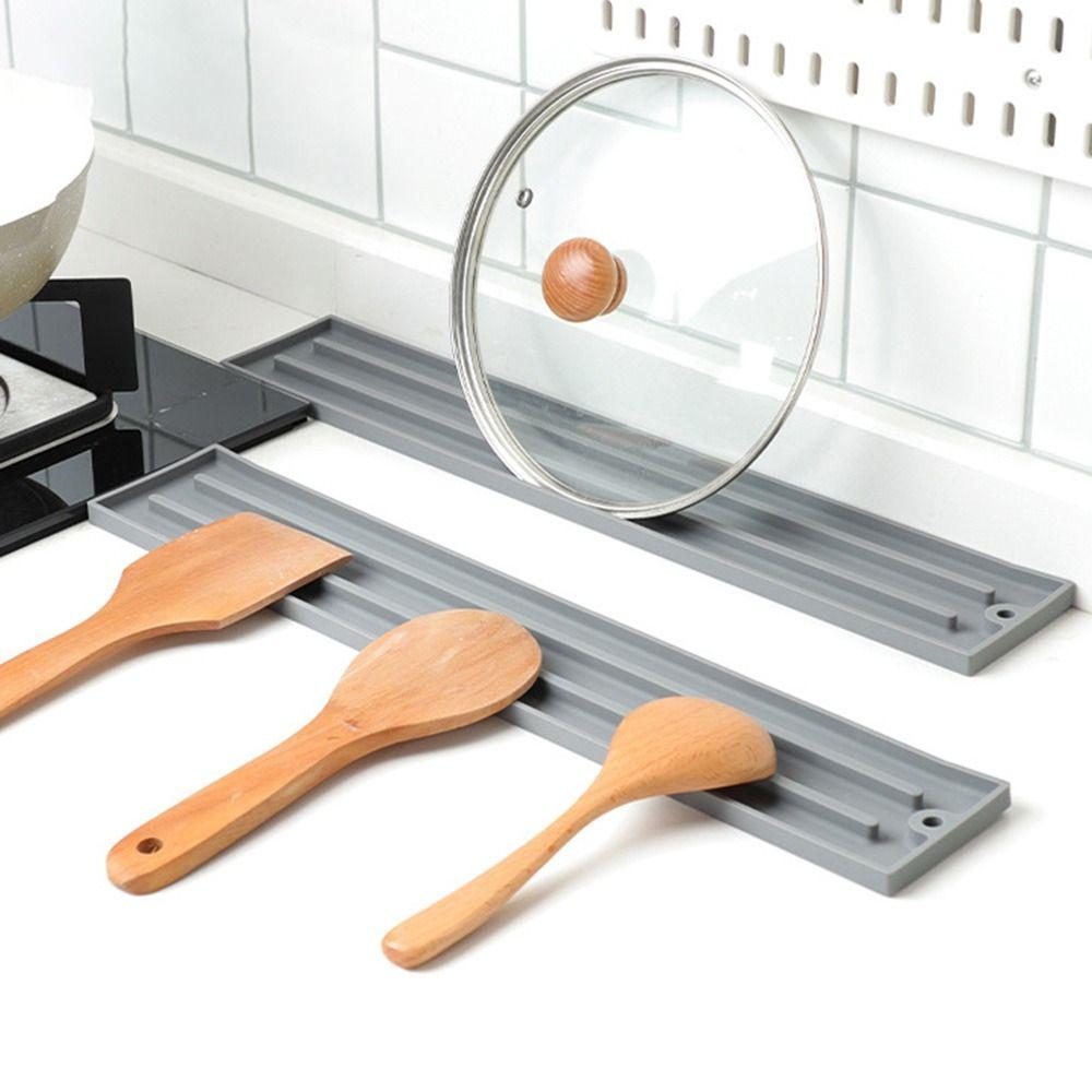 Силиконовый коврик для сушки столешницы Гибкий коврик для хранения посуды Коврик для хранения крышек от кастрюль Бытовое использование зелёный 669₽