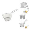 Rectangular French Fries Basket Durable Non-toxic Rust-proof Kitchen Tool For Fried Foods