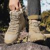 Men's Warm Lightweight Desert Hiking Mountaineering Non-slip Sports and Leisure Arch Support Not Tired Feet High Top Martin Boots