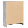 Bookshelf Concrete Grey 60 x 24 x 76 cm Particleboard