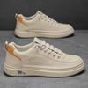 Frühlings Herrenschuhe neue atmungsaktive kleine weiße Schuhe Herren Trend vielseitige Plateausportschuhe lässige Board-Schuhe trendige Schuhe