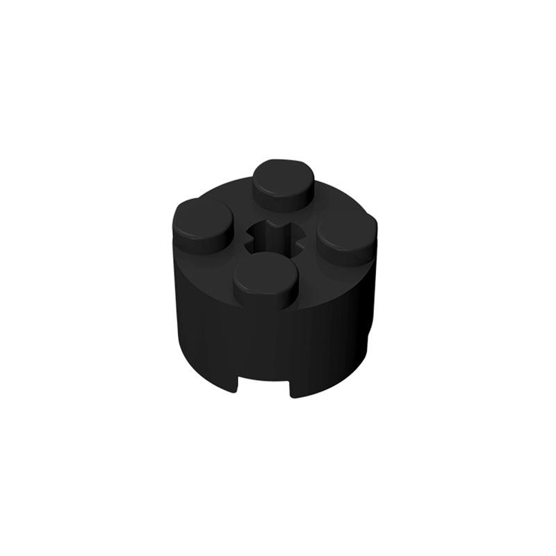 MOC 10 KS 6143 Kulaté 2x2 s dírou pro osu Stavební kostky 3941 High-Tech desky Kostky Vzdělávací částice Nápad Hračka Dárky pro děti