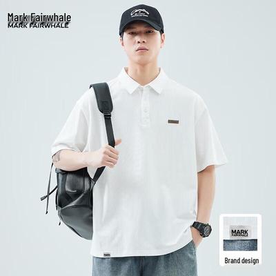 Herren Eisseide Kurzarm Poloshirt