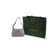 Longchamp Le Pliage Xtra 32 Snap Zipper Hobo Leather Crescent Bag Women Bags Dove-Grey 10189987P55