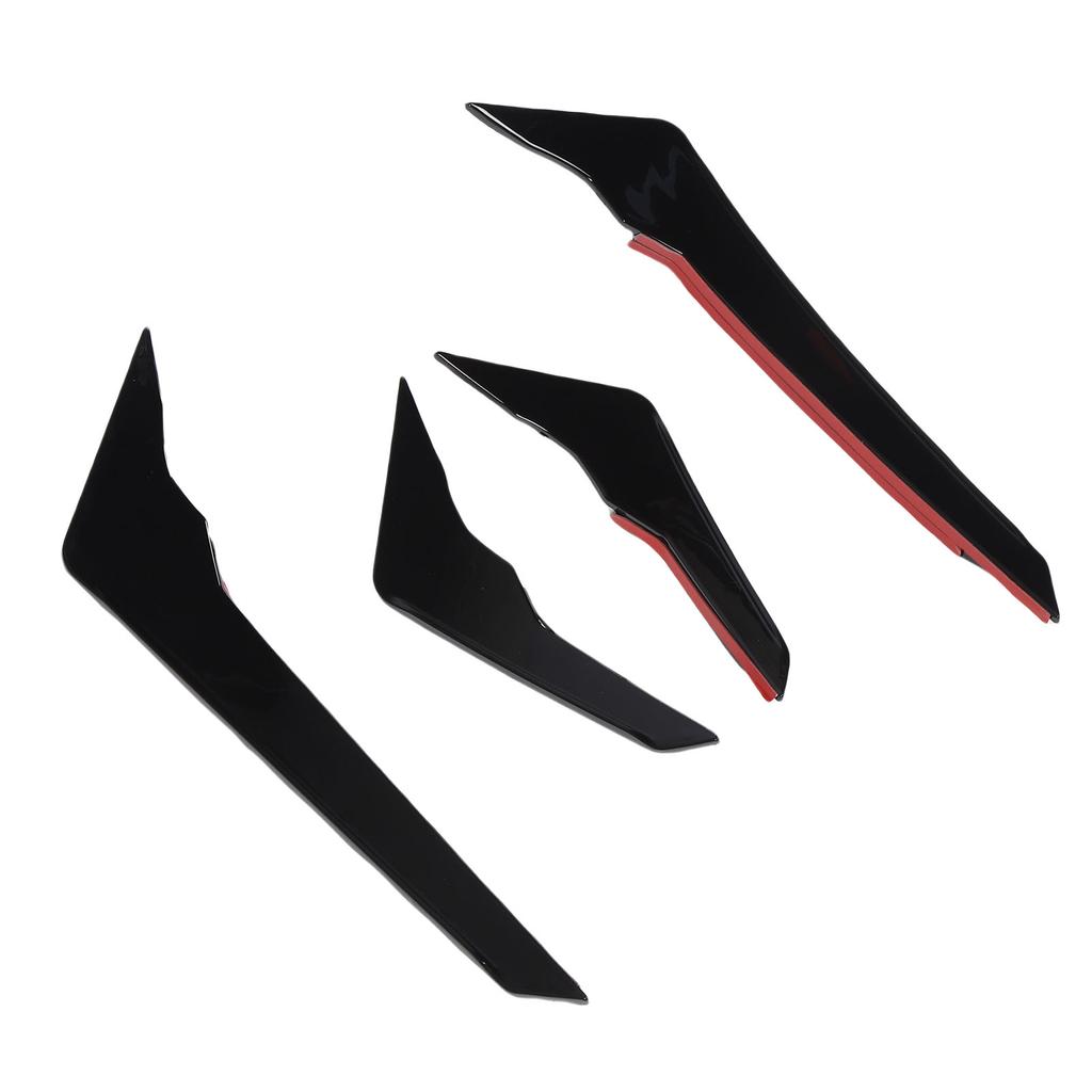 1 P  Front Bumper Side Spoiler Aerodynamic Left Right Front Bumper Side   Vent Trim Fin Decor Replacement For FY   2021-2024