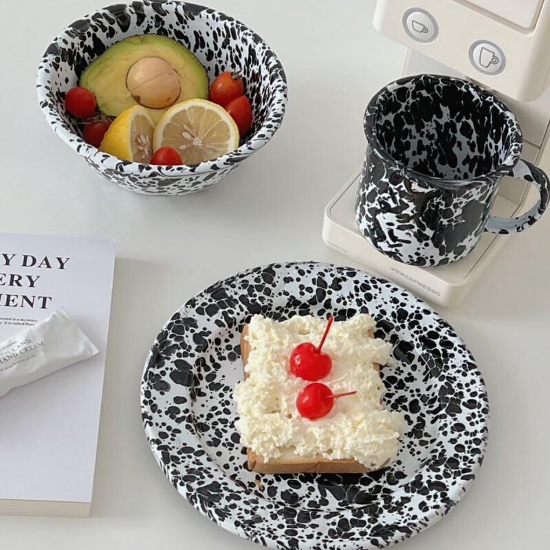 Shangqi Retro Enamel Breakfast Tableware