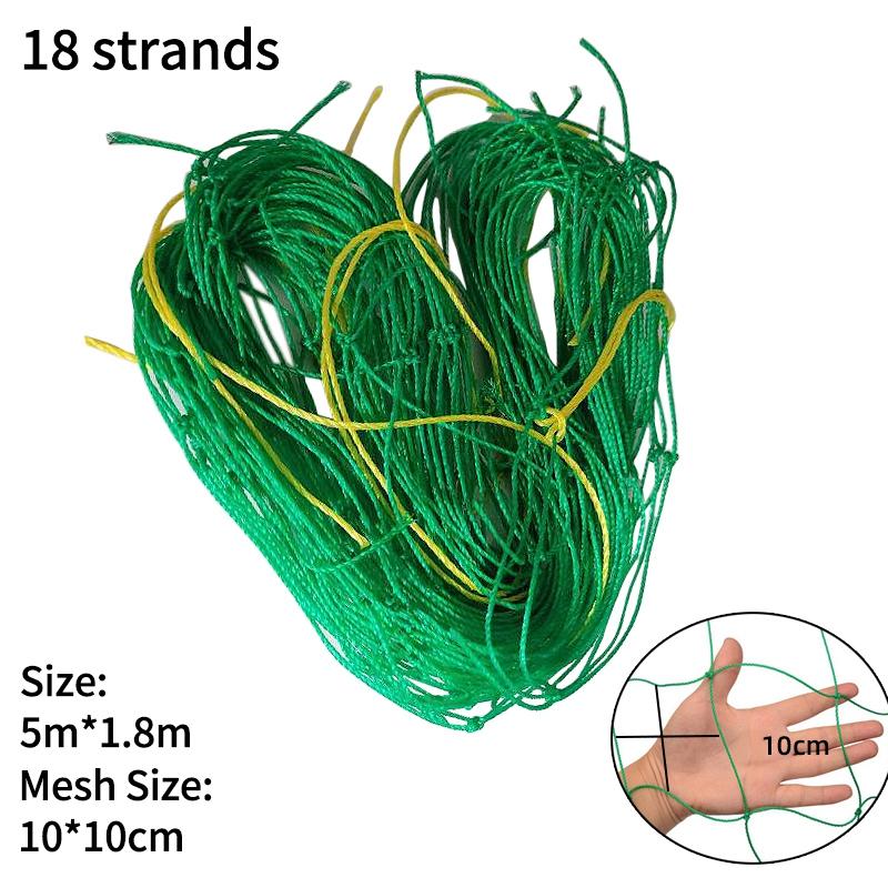 Green Trellis Netting for Climbing Plants Heavy Duty Garden Trellis Netting Plant Support Garden Net for Cucumber Fruits Plants
